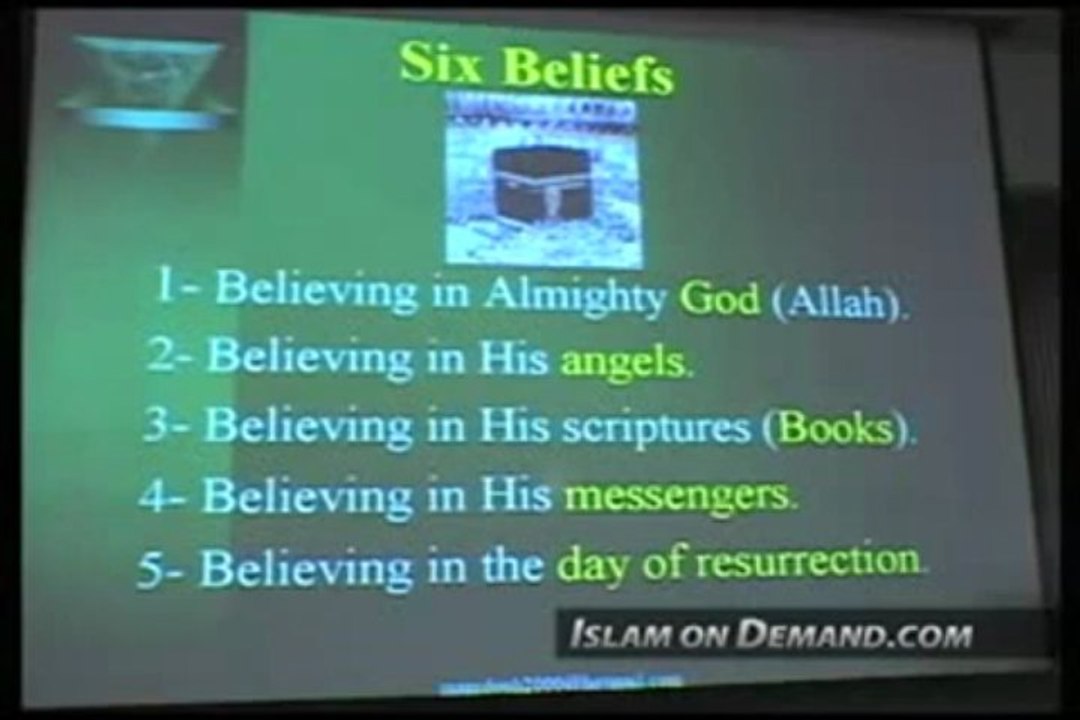 six things that muslims belife in