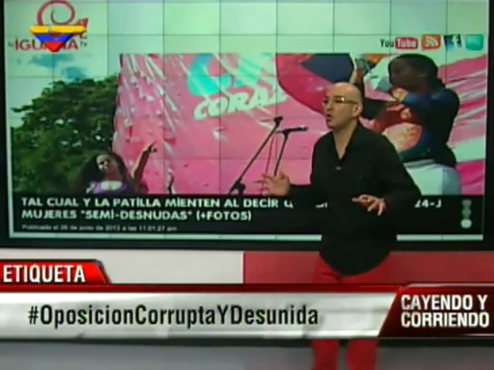 (Vídeo) Cayendo y Corriendo del Día Miércoles 26 de Junio, de 2013