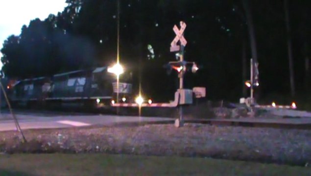 Norfolk Southern stack train out of Whitaker Yard through Mableton Ga.