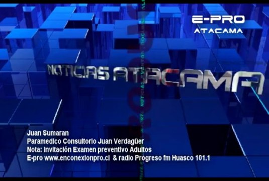 Juan Sumaran Paramedico de centros de salud de Huasco Invita a la comunidad adulta a realizarse examenes preventivos de salud