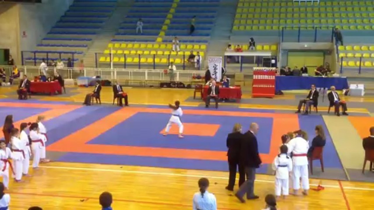 1er tour kata de Lina à l'Open de L'Aube