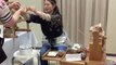 Silk Weaving Demonstration at the Nishijin Textile Center (西陣織会館‎) in Kyoto.