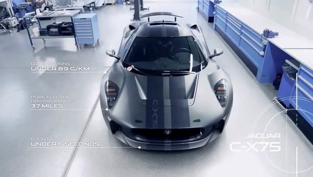 The new Jaguar C-X75 Prototype!! The best road-car ever faster than a Bugatti!