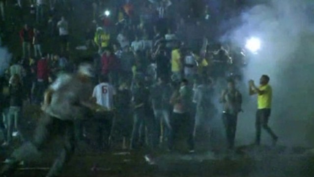 Brazilian protesters clash with police