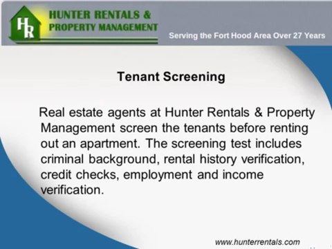 Homes in Killeen Texas - Hunter Rentals & Proprty Management
