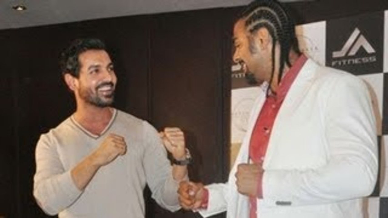 John Abraham @ JA Hayemaker Fitness Franchise Press Conference !