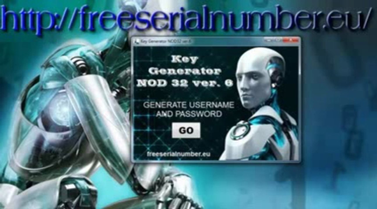 NOD32 6 ( Key Generator ) - 2013