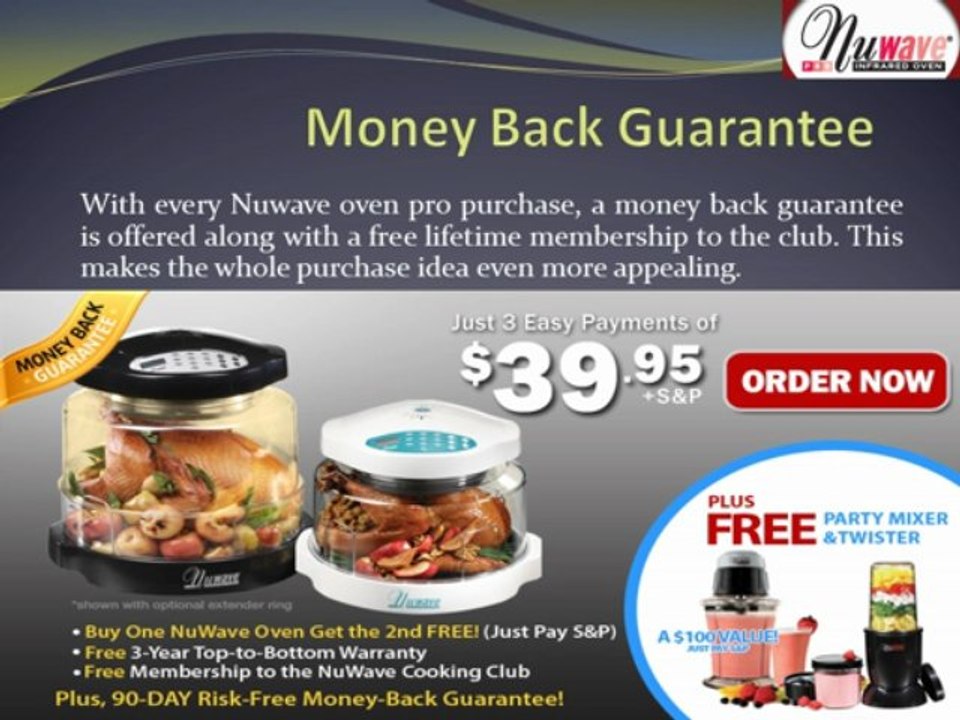 Nuwave Oven - Easiest way to Cook