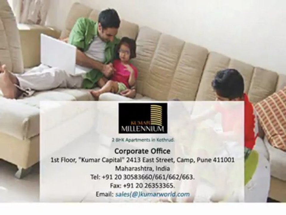 Kumar Millennium 2 BHK flats in Pune - The Best of Kothrud