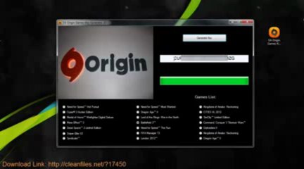EA Origin Games Key Generator 2013 (NEW PC GAMES ADDED)