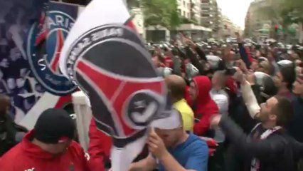 Violents incidents Trocadero Champs Elysées PSG / Paris 13 mai 2013 ©Line Press