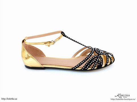 KOKETKA BOUTIQUE - новая коллекция обуви, сандали золотые Zara