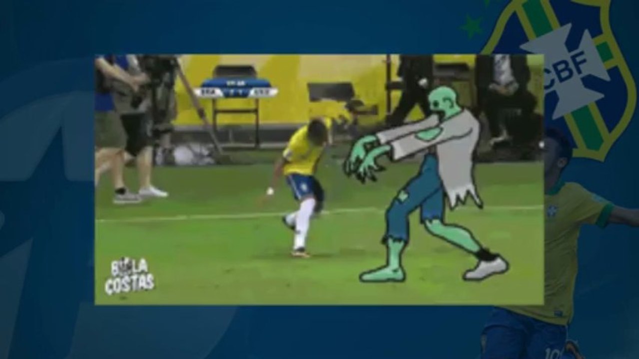 Neymar mit inspirierender simulation