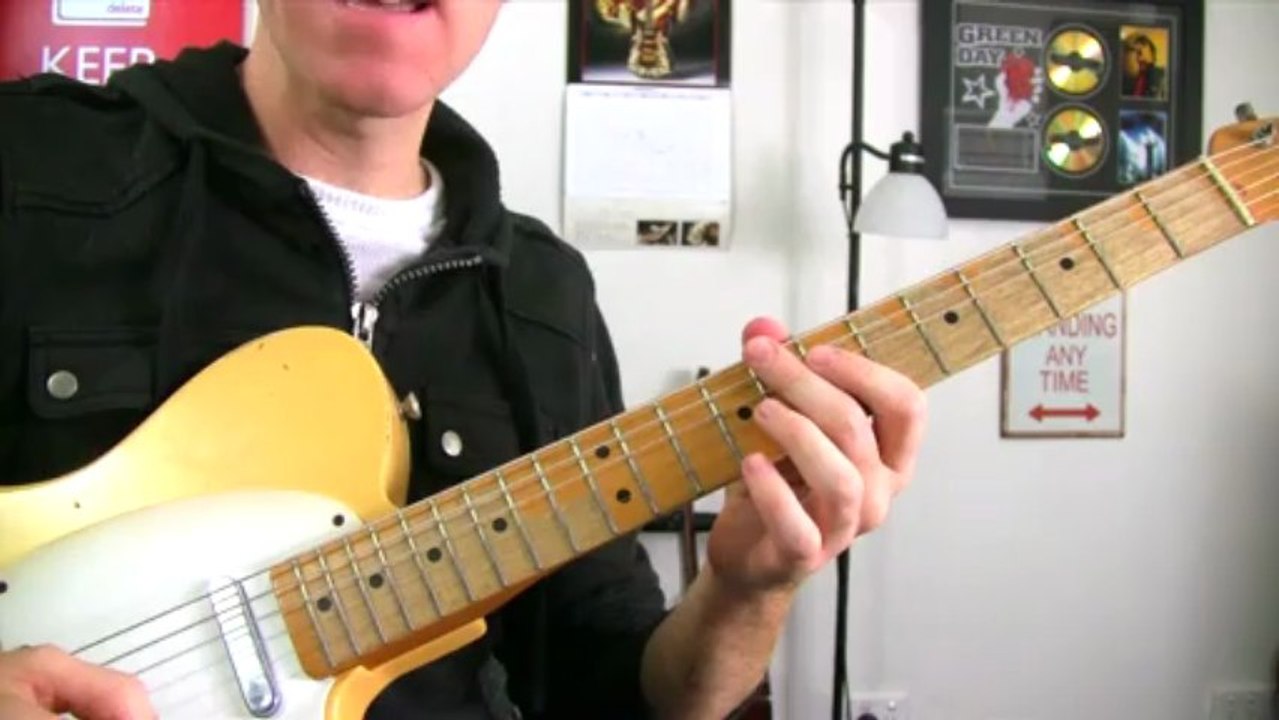 Rock Guitar Soloing In A Major Key Lesson - Free Jam Backing Track - How To Play Lead Guitar