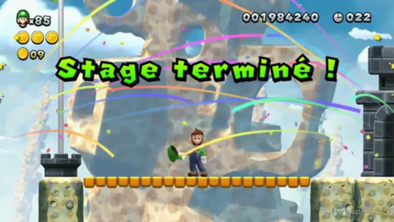 Soluce New Super Luigi U : Niveau 6-5 Passage s...