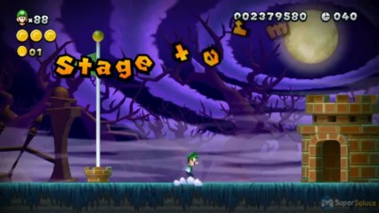 Soluce New Super Luigi U : Niveau 7-Manoir