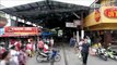 Thai food market doubles as railway track