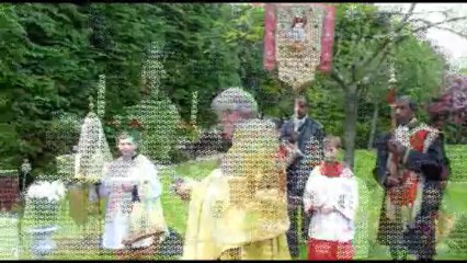 Mini Procession 17h . fete du Sacre Coeur . 9 juin 2013