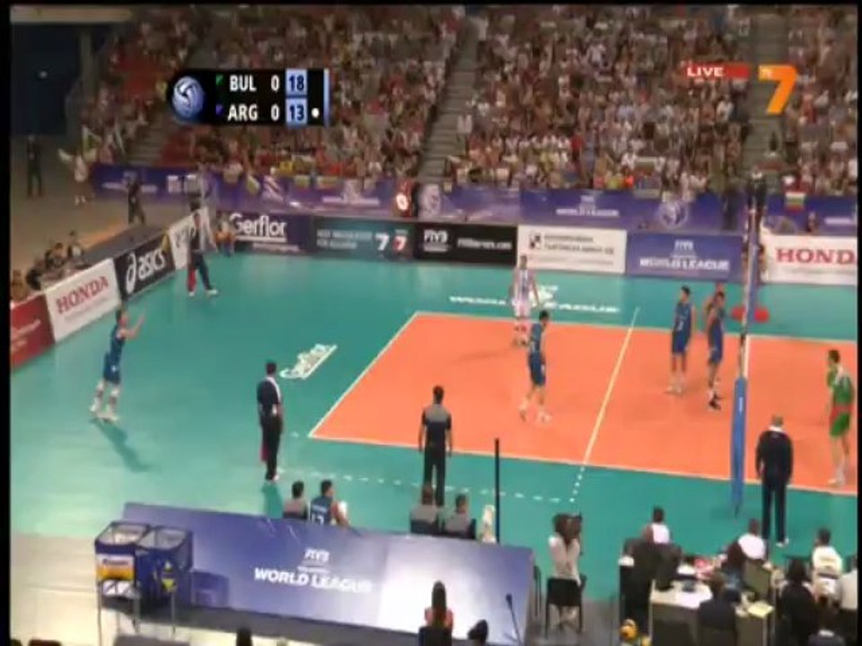 Bulgaria  - Argentina 22.06.2013 World League volleyball