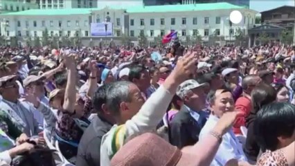 Mongolia's president re-elected