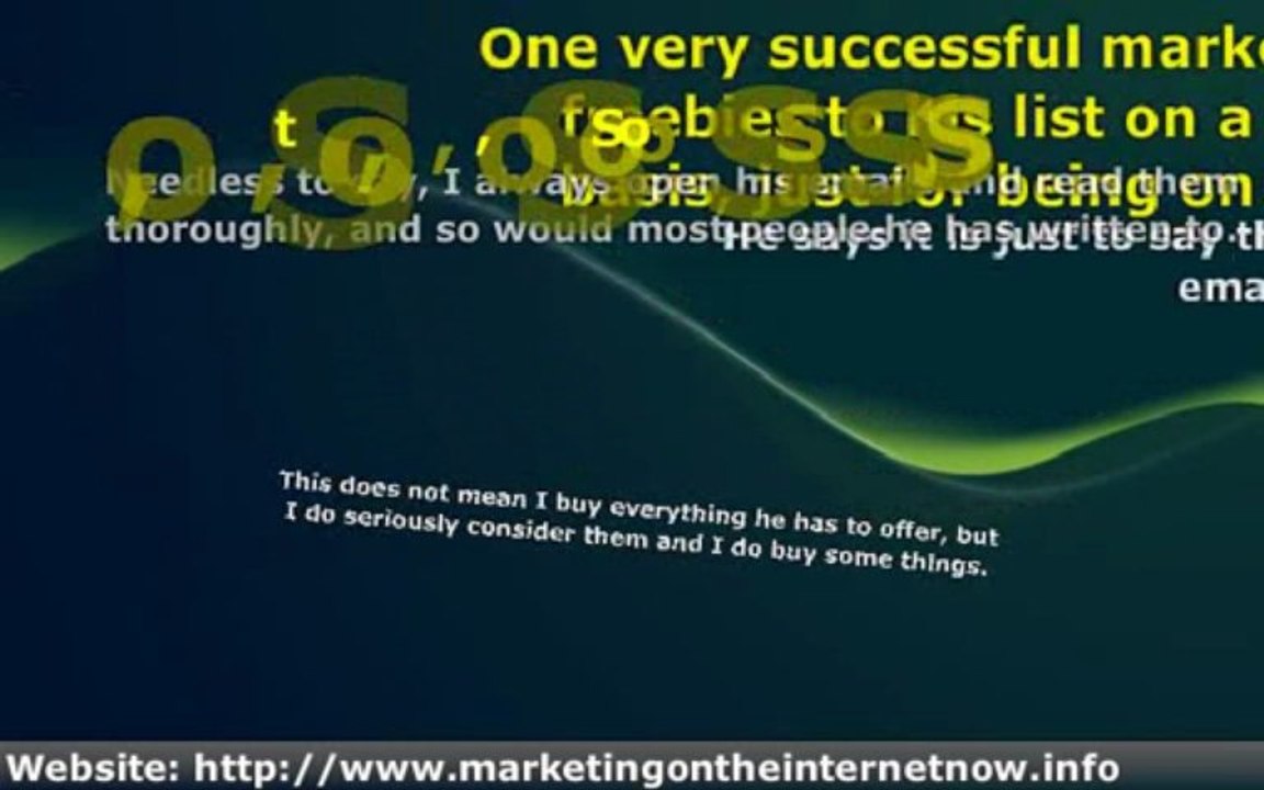 Internet Business Tips: Best Practice Email Marketing Rule Number Two