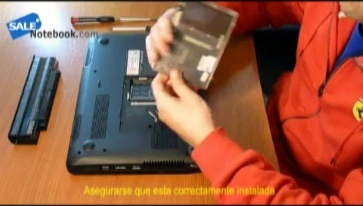 Como cambiar la Memoria RAM de un Notebook Dell - Sale Notebook