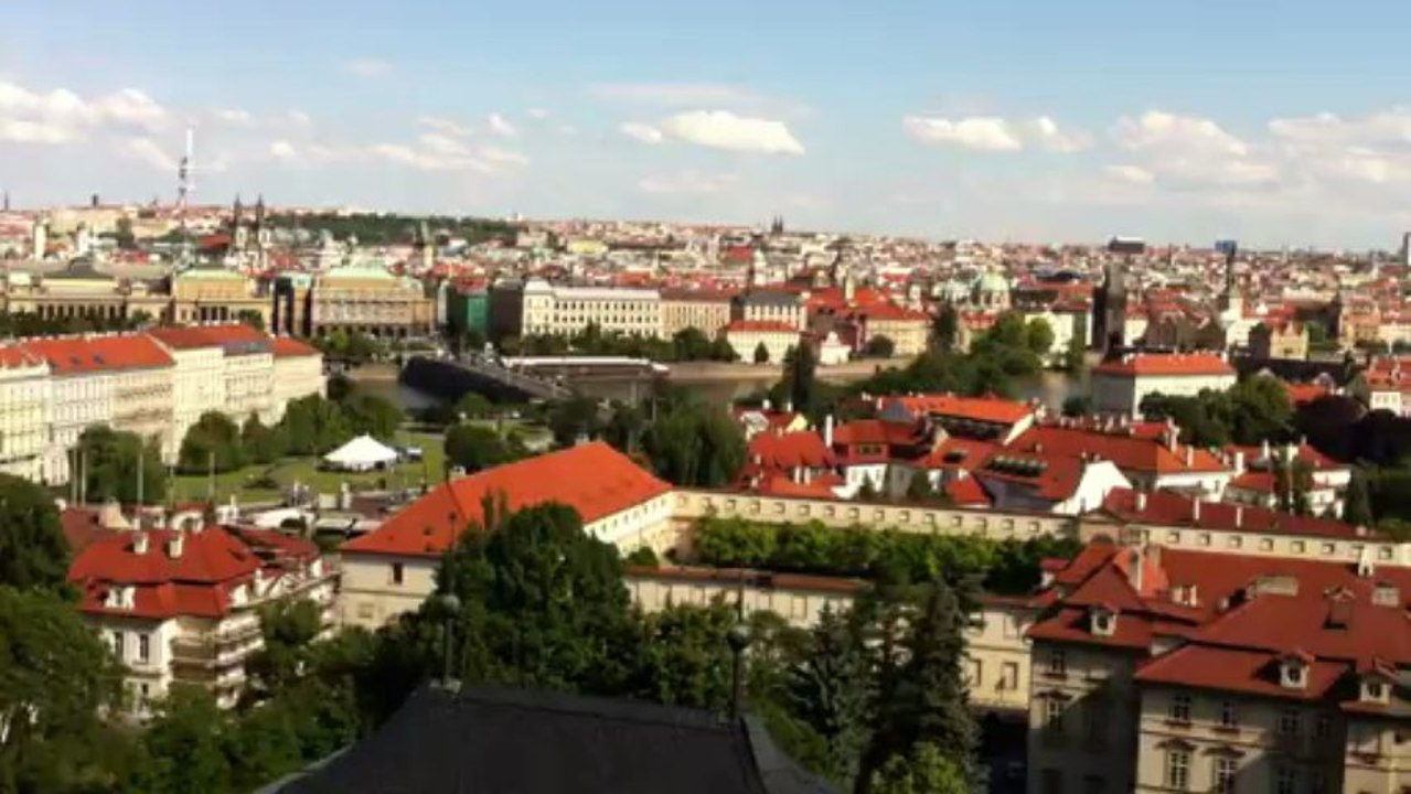 Old Prague from the Castle (Pražský hrad)