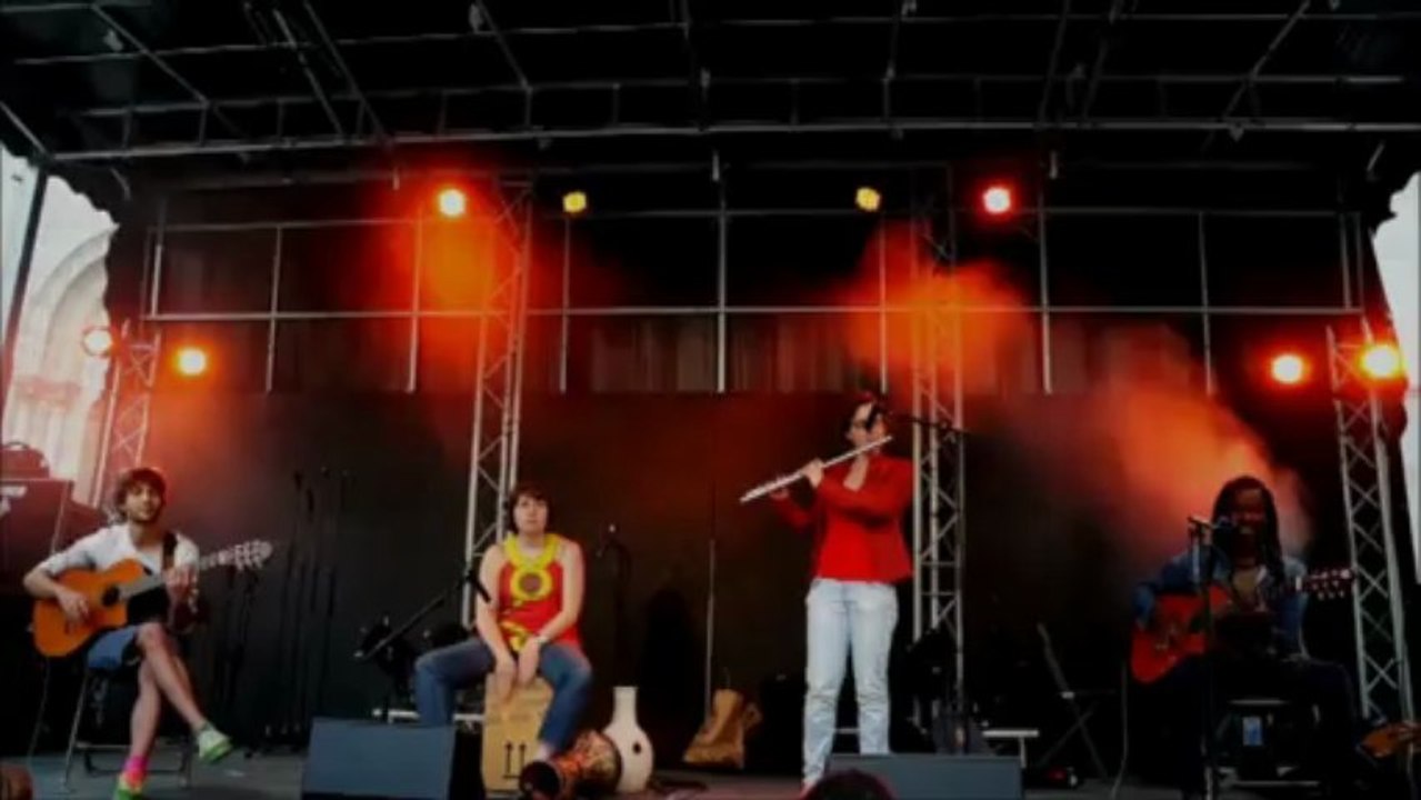 eric zaourou place saint pierre pour la fête de la musique macon