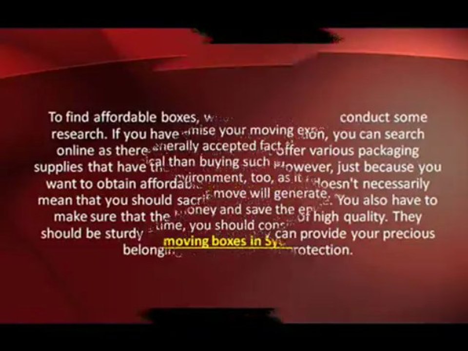 Boxes Sydney | Pointers in Finding Affordable Moving Boxes in Sydney