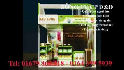 Thiết kế showroom, thiết kế gian hàng hội chợ