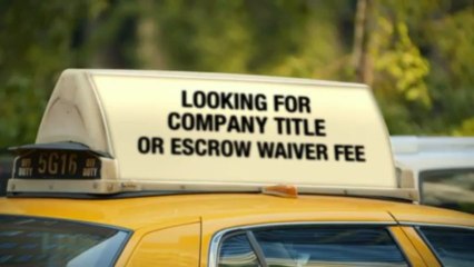 company title & escrow waiver fee