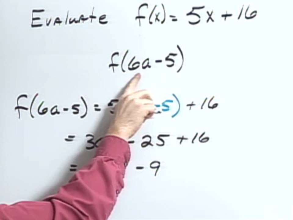 Evaluate Function 1