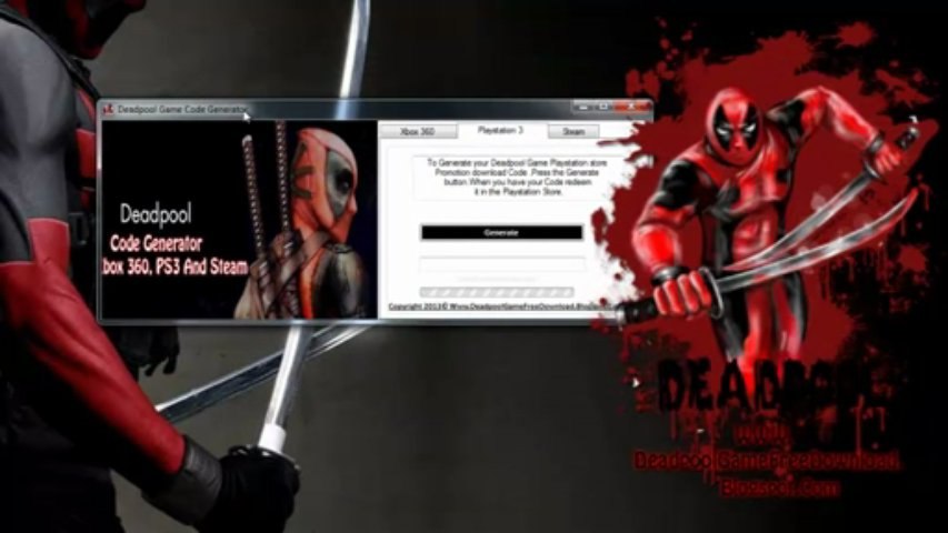 Deadpool Game Steam Activation Key Free Video Dailymotion