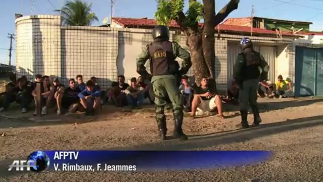 Brésil: heurts à Fortaleza pendant le match Espagne-Italie