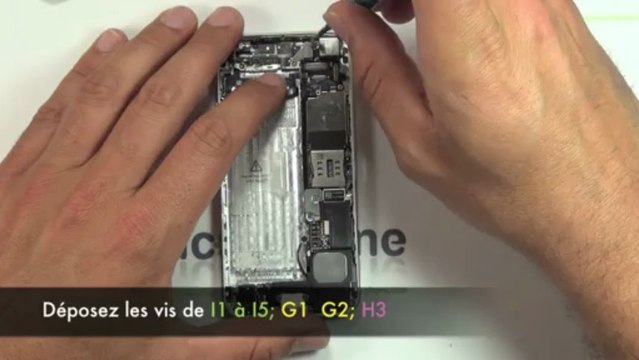 Tuto Iphone 5 : changer la coque arrière avec tout les boutons démontage + remontage HD
