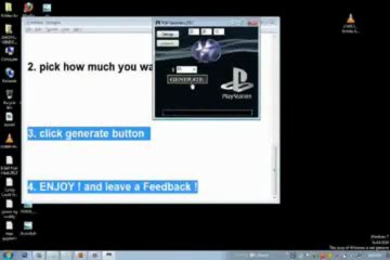 PSN Code Generator * July - Août 2013 Update