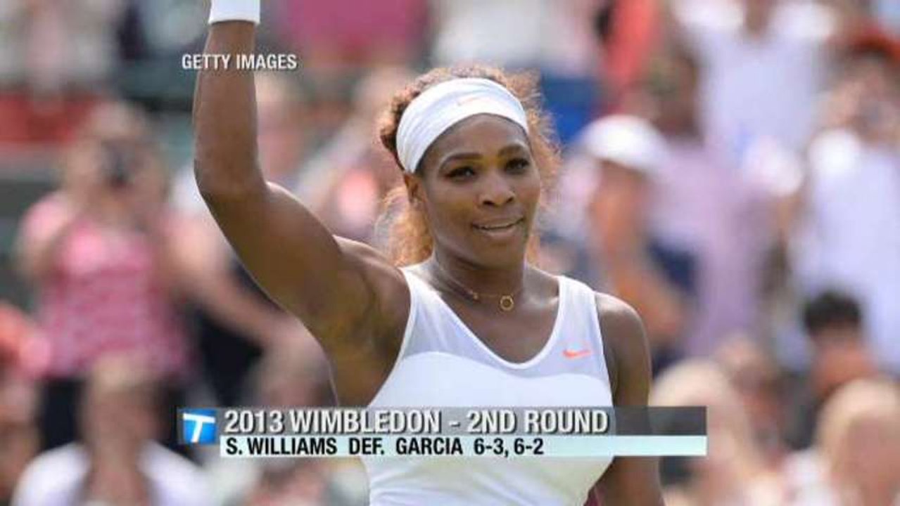 Serena, Djokovic Advance at Wimbledon