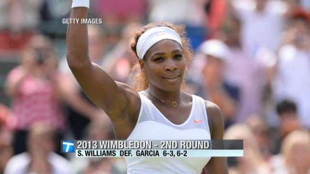 Serena, Djokovic Advance at Wimbledon