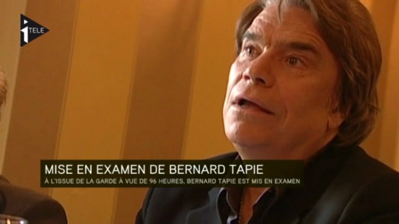 Bernard Tapie mis en examen