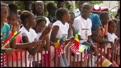 Obama visits former slave trade fort in Senegal