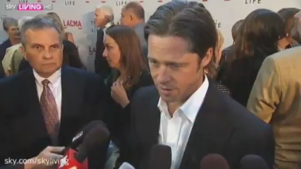 Brad Pitt Tree Of Life Premiere Interview