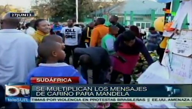 Mandela sigue en estado crítico, aunque con leves mejorías