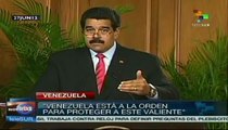 Presidente Maduro reitera apoyo de Venezuela a Snowden