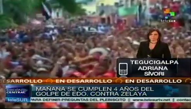 Pueblo hondureño conmemorará 4 años del golpe a Zelaya