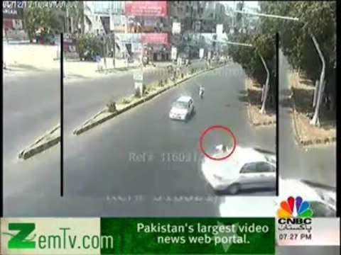 Accident caused by a cell phone