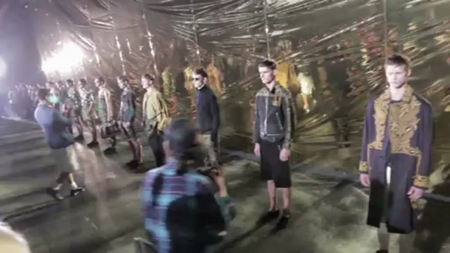 Le défilé Dries Van Noten homme printemps-été 2014 à Paris