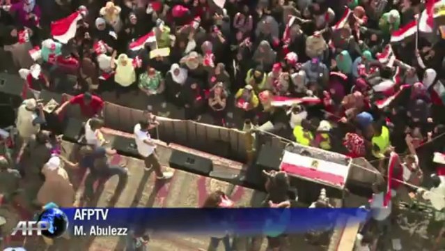 Egypte: des milliers d'anti-Morsi sur la place Tahrir