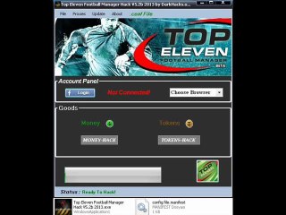 Top eleven hack 2013- Top eleven cheats- No survey no passwo