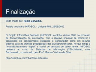 Aula 01 - Módulo de Apresentação