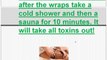 coffee cellulite wraps tip 6 take sauna after the wraps